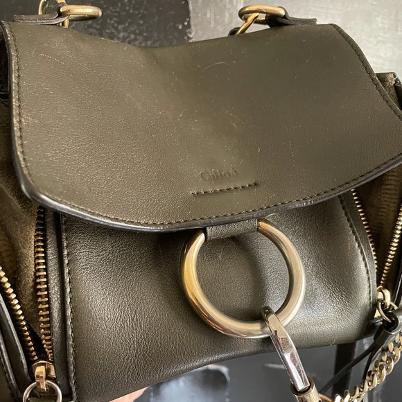 Limited Edition “Forest Green” Chloe Faye bag in size medium - Picture 2 of 9